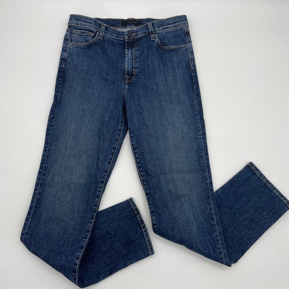 J BRAND Jeans Blue Ruby 30 Cigarette Leg High Waist Ankle Womens Size 29 Skinny